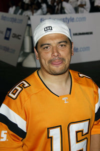 Carlos Mencia at the Rolling 24 Deep Gm All-Car Showdown photo print.