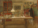 Getting Ready for a Game Poster Print by Carl Larsson