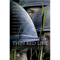 The Thin Red Line movie poster print in vibrant colors, 27x40 size.