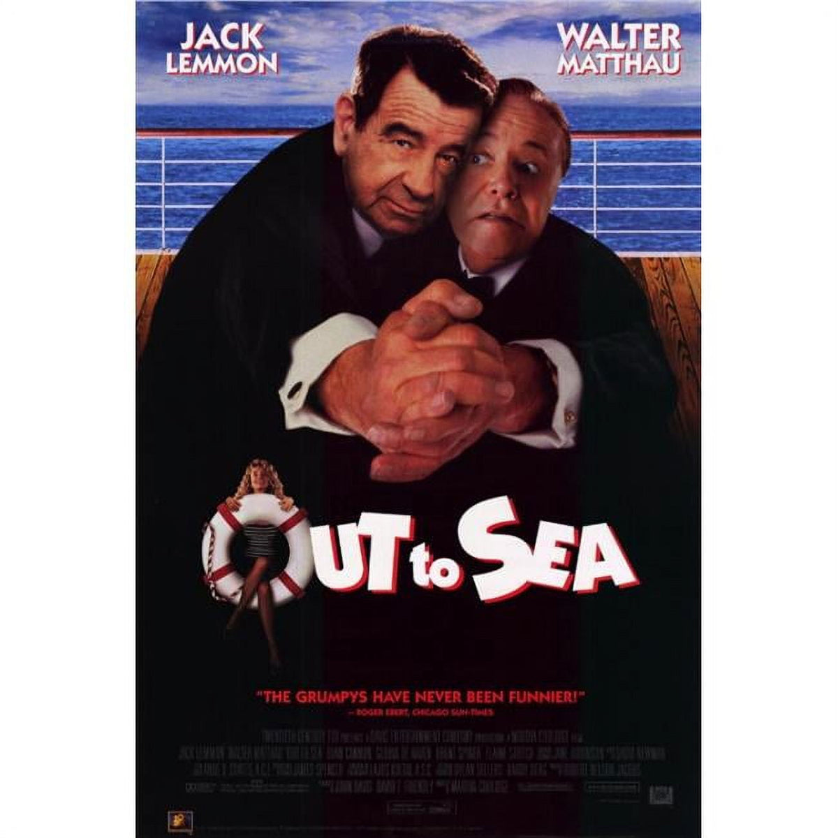 Out to Sea Movie Poster Print - 27 x 40 inch vibrant film art.
