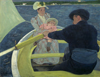 The Boating Party Poster Print showcasing serene leisure and charm.