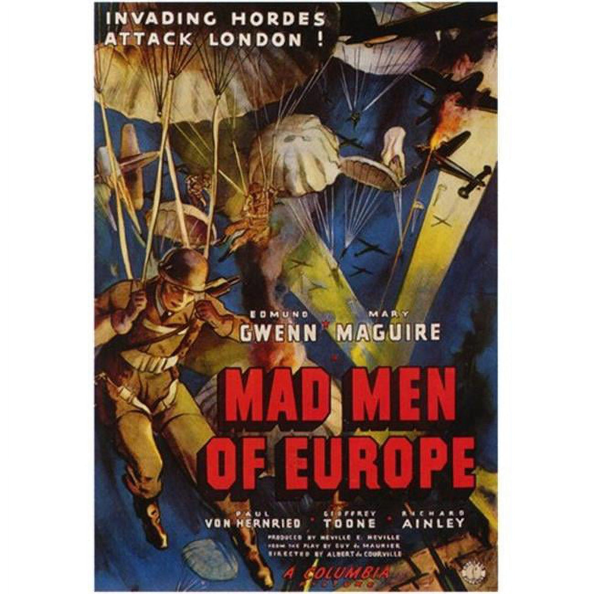 Mad Men of Europe Movie Poster 11x17 print showcasing vintage style.