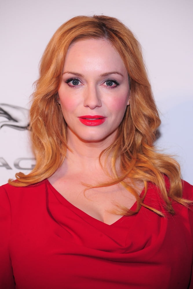 Christina Hendricks at Jaguar Land Rover Preview Photo Print