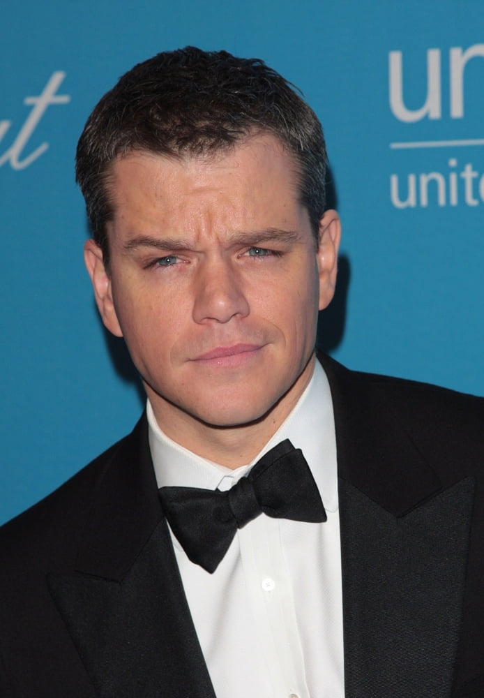 Matt Damon attending the UNICEF Snowflake Ball photo print from 2009.