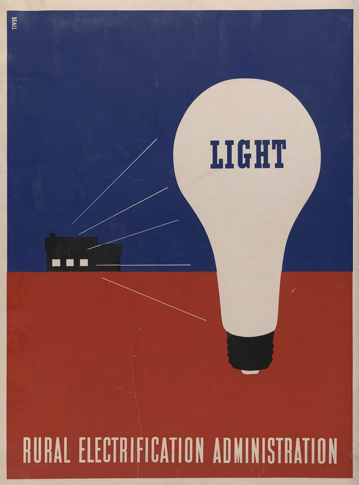 Rural Electrification Administration Poster Print by Lester Beall