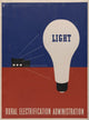 Rural Electrification Administration Poster Print by Lester Beall