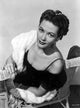 Yvonne DeCarlo Looking Up Black and White Photo Print