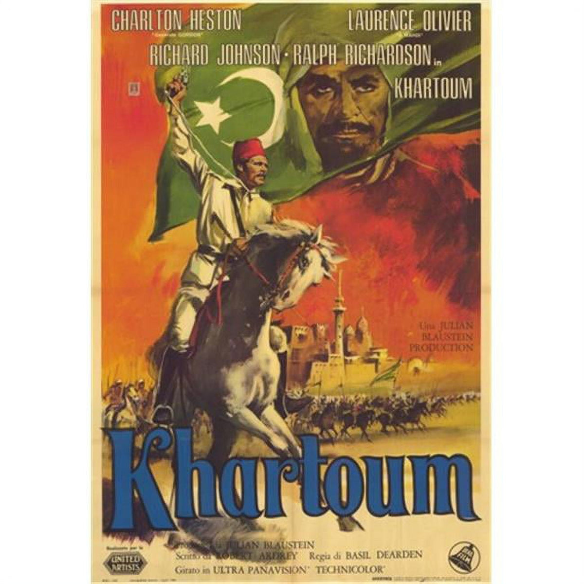 Khartoum Movie Poster 11x17 print, perfect for film enthusiasts.