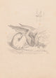 Gryphon Asleep art print by Sir John Tenniel, 1866 illustration.