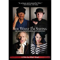 See What I'm Saying: The Deaf Entertainers documentary movie poster print
