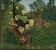 Fight Between a Tiger and a Buffalo Fine Art Print by Henri Rousseau