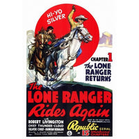 The Lone Ranger Rides Again Movie Poster Print 27x40