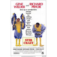 Stir Crazy Movie Poster 11x17 print featuring Gene Wilder and Richard Pryor.