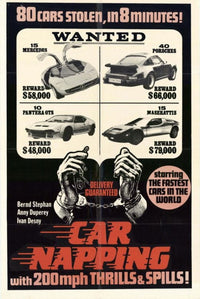 Carnapping Movie Poster 11x17 print showcasing vibrant artwork.