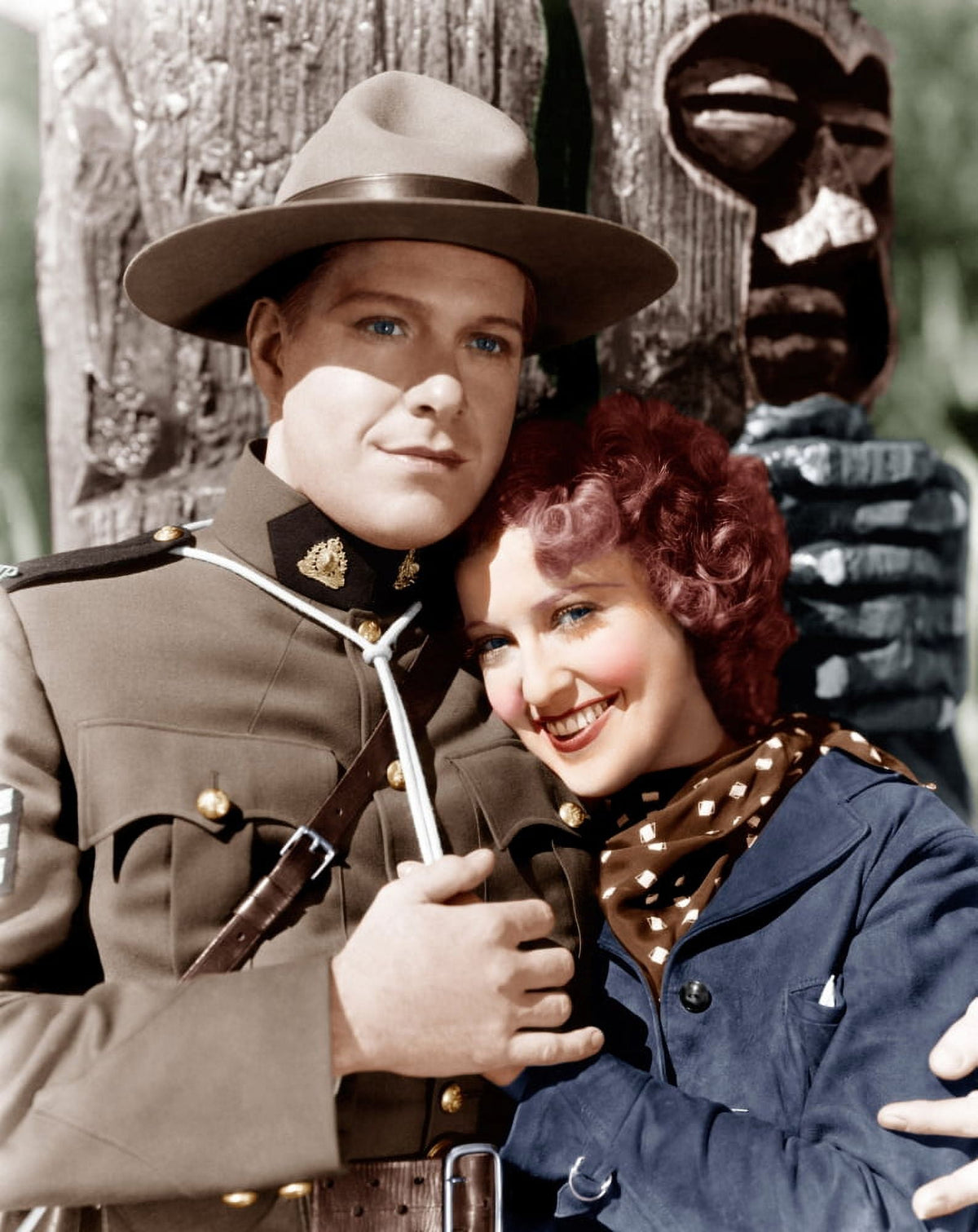 Rose Marie photo print featuring Nelson Eddy and Jeanette Macdonald from the 1936 film.