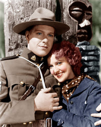 Rose Marie photo print featuring Nelson Eddy and Jeanette Macdonald from the 1936 film.
