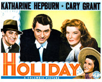 Holiday From Left movie masterprint poster featuring Cary Grant and Katharine Hepburn
