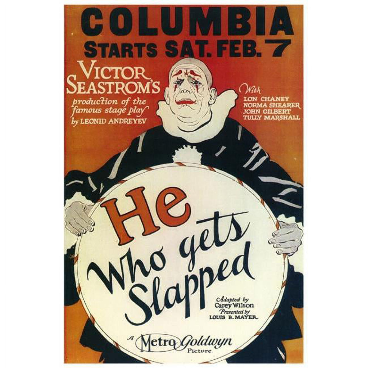He Who Gets Slapped Movie Poster Print 27x40