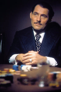 The Sting movie photo print featuring Robert Shaw, classic film art.