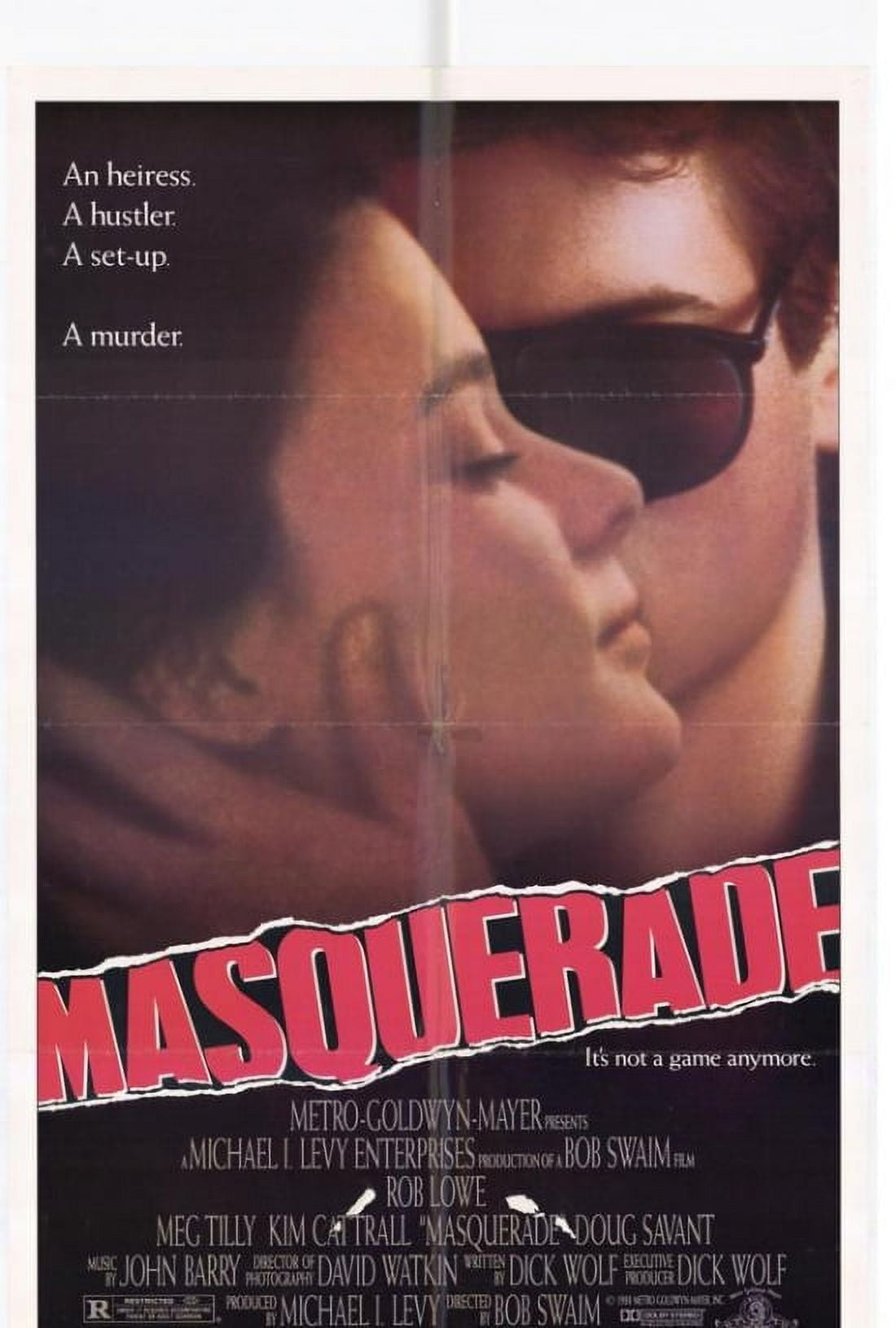 Masquerade Movie Poster 11x17 print showcasing elegance and allure.