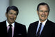 Ronald Reagan and George Bush Sr. photo print showcasing iconic American leadership.