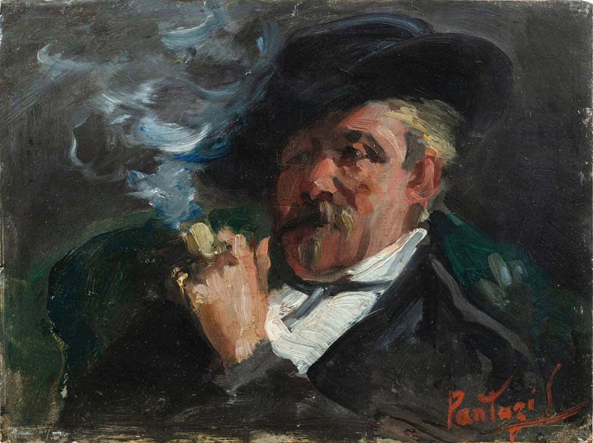 Portrait of painter Guillaume Vogels art print by Pericles Pantazis