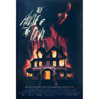 The House of the Devil movie poster print showcasing eerie horror imagery.