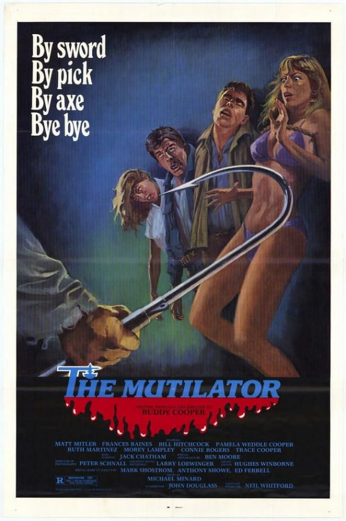 The Mutilator movie poster 11x17 print for horror fans