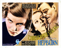 Katharine Hepburn and Colin Clive Christopher Strong movie poster print.