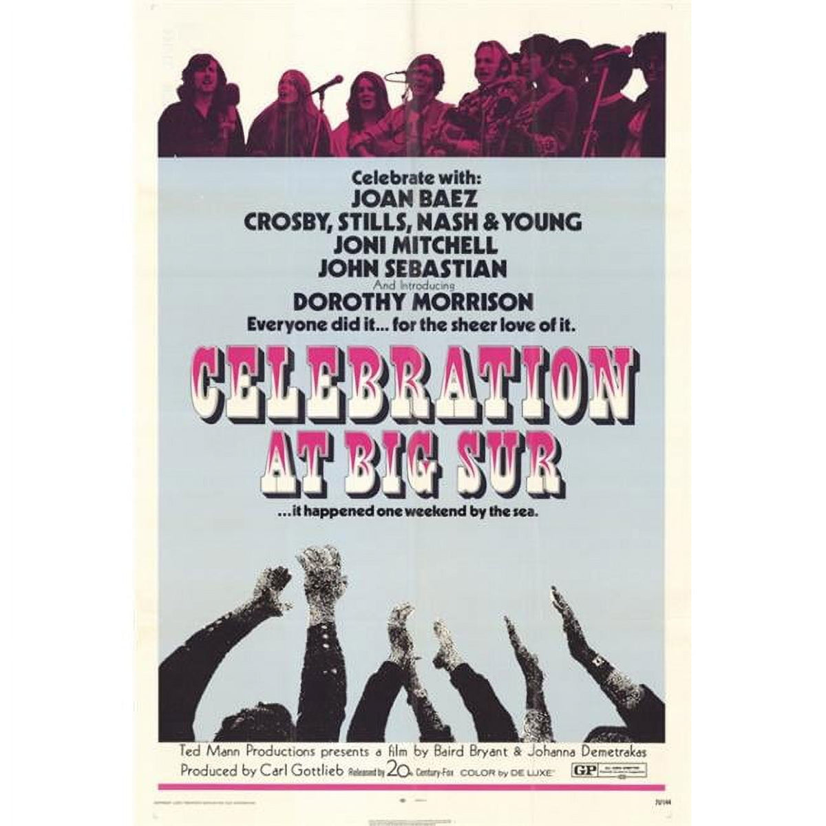 Celebration at Big Sur Movie Poster Print 27x40 - vibrant coastal scenery
