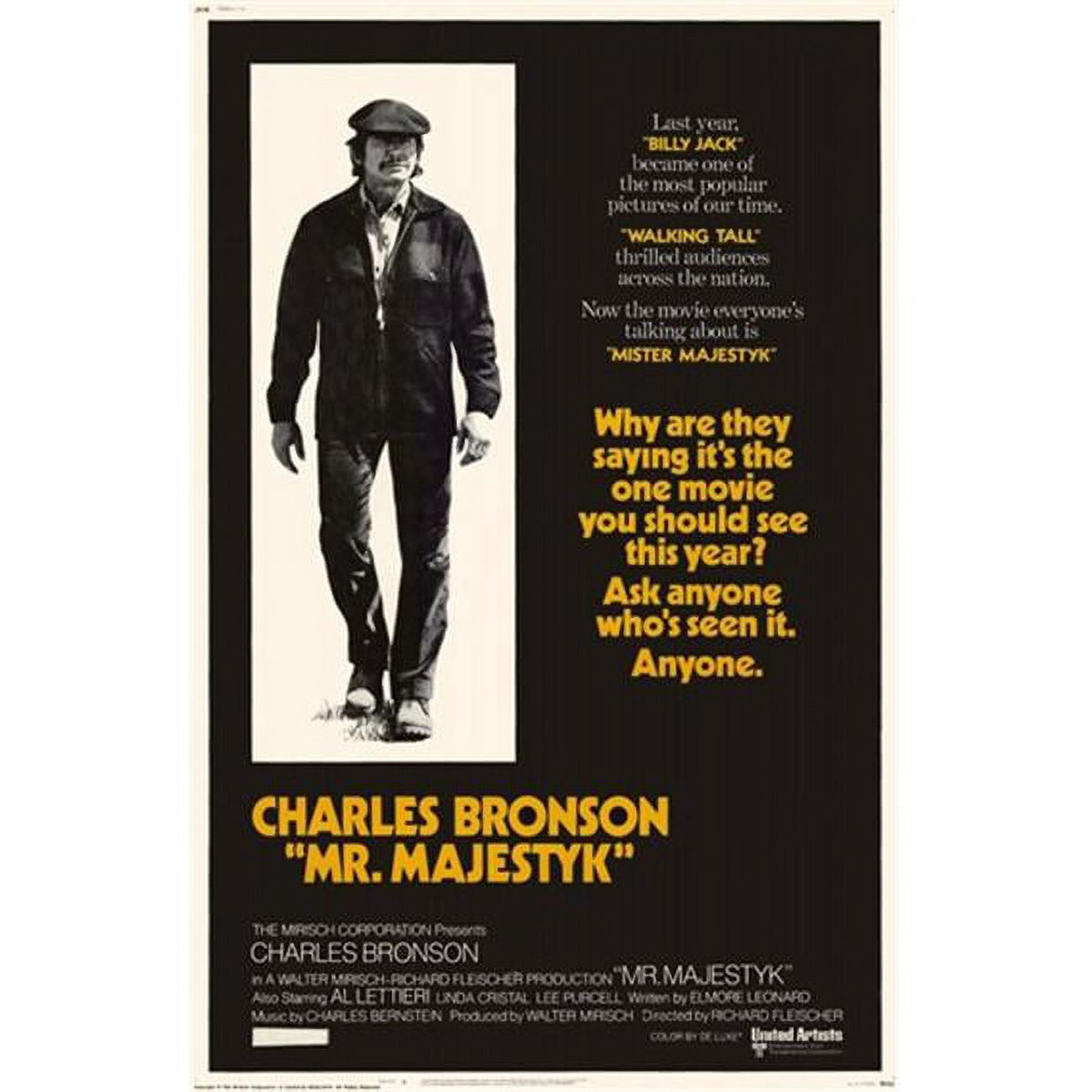 Mr. Majestyk Movie Poster 11x17 Print - Classic Film Art
