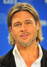 Brad Pitt at the Moneyball press conference print at TIFF