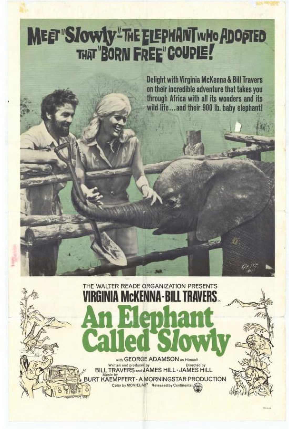 An Elephant Called Slowly Movie Poster 11x17 print
