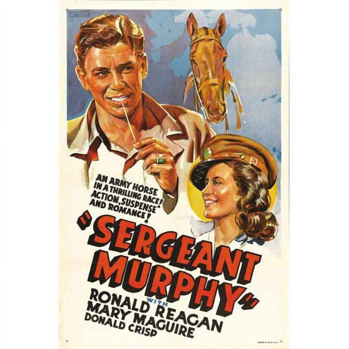 Sergeant Murphy Movie Poster Print - 27x40 size artwork.