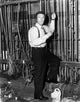 James Caan backstage photo print showcasing ropes and Hollywood charm.