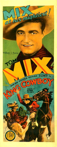 Tom Mix King Cowboy Movie Masterprint Poster Print 11x17