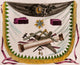 19th Century French Masonic Apron Engraving Poster Print