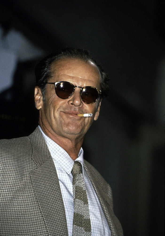 Jack Nicholson smoking photo print showcasing the iconic actor