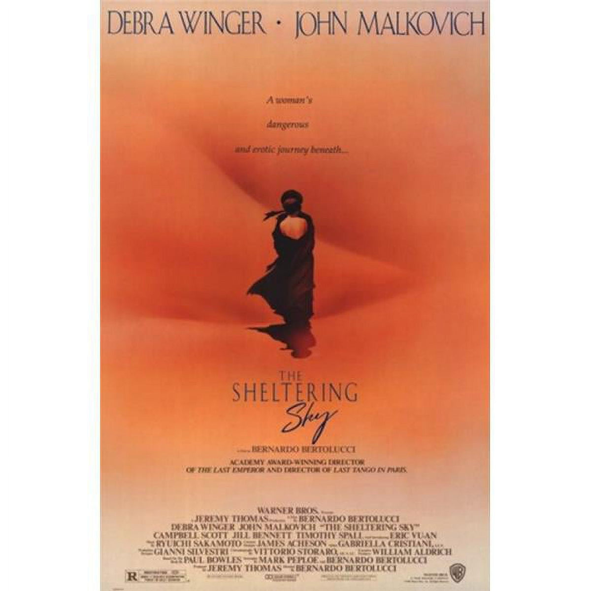 Sheltering Sky Movie Poster 11x17 print featuring cinematic artwork