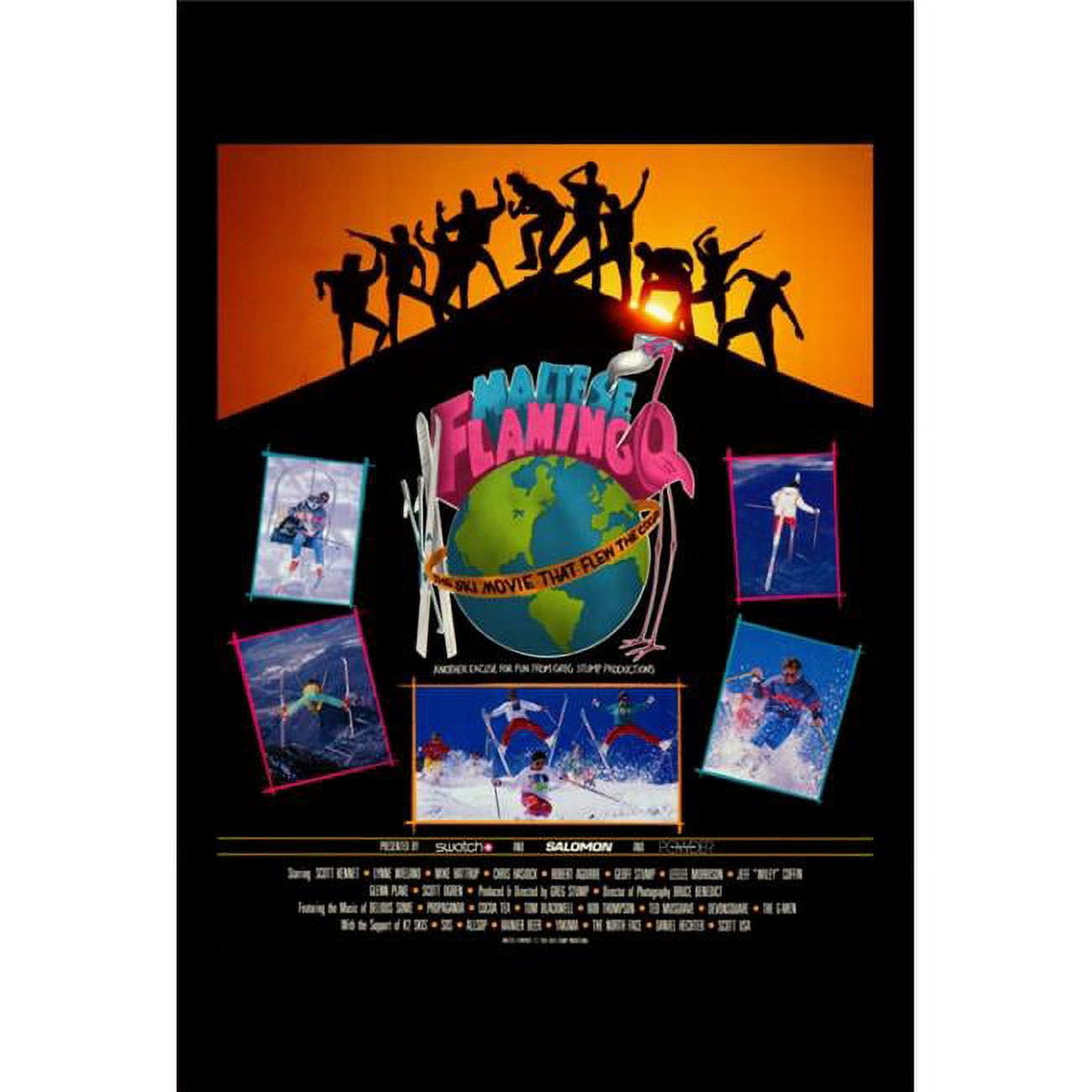 Maltese Flamingo Movie Poster Print 27x40 - vibrant film art