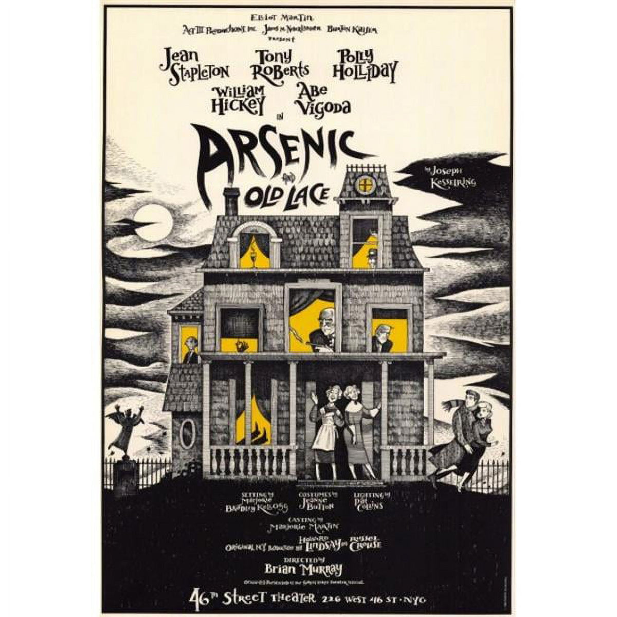 Arsenic and Old Lace Broadway Movie Poster Print 27x40