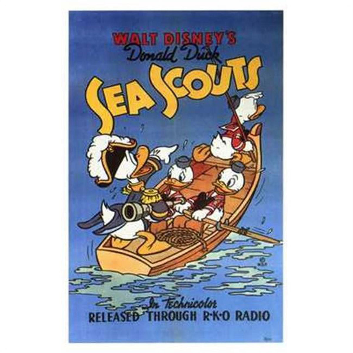 Sea Scouts Movie Poster 11x17 print showcasing nautical adventure.