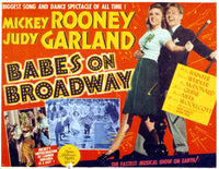 Babes On Broadway movie masterprint poster featuring Judy Garland and Mickey Rooney
