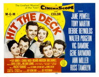 Hit The Deck Movie Masterprint Poster featuring classic stars Ann Miller, Tony Martin, and Debbie Reynolds.