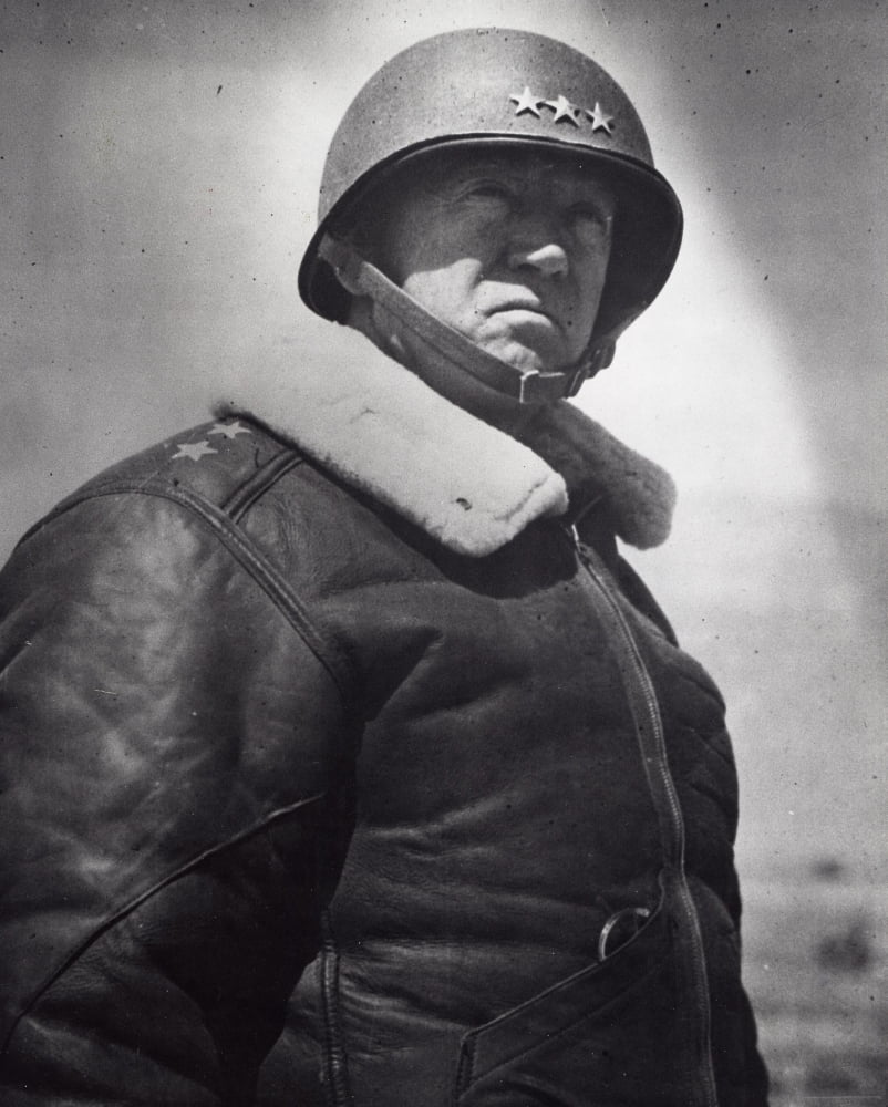 General George Patton historical photo print