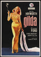 Gilda movie poster featuring classic film art in 11 x 17 size.