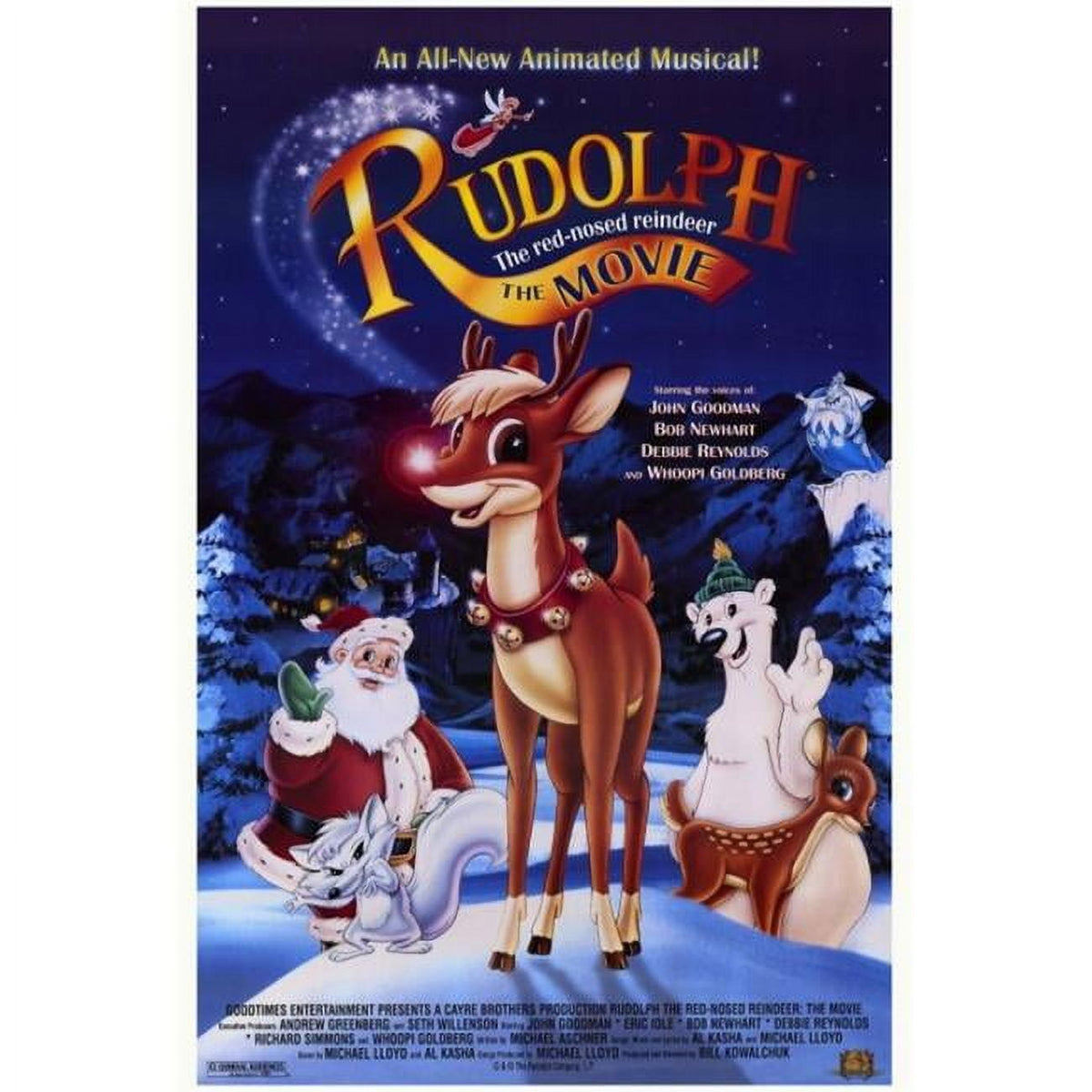 Rudolph the Red-Nosed Reindeer Movie Poster Print 27x40