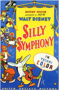 Silly Symphony Movie Poster Print in vibrant colors