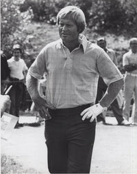Jack Nicklaus golf photo print, available in multiple sizes.