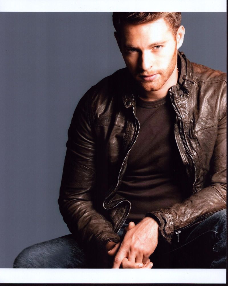 Luis Ernesto Franco photo print in brown leather jacket